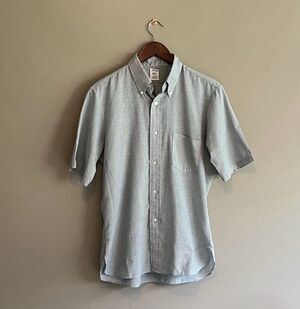 Vintage 60s 70s Arrow Cum Laude Shirt Mens Medium M Tapered Short Sleeve Ivy